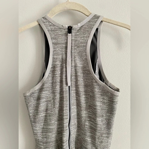 RARE LULULEMON Here  To There High Neck Heathered Gray Tennis Dress Size 2 - Picture 10 of 12